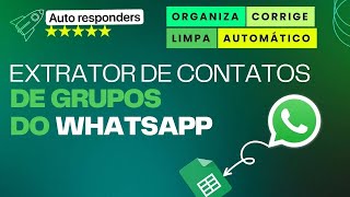 EXTRAÇÃO GRUPOS WHATSAPP - BULK SENDER PRO - Extração de grupos e envios de mensagem automáticas