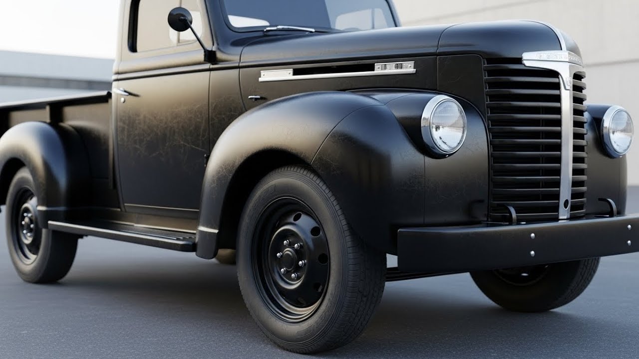 شاحنة بيك أب كلاسيكية سوداء 2026 تعود بقوة! أداء صادم، تصميم أسطوري، وسعر مفاجئ 