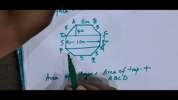 Class 8 Exercise 9.1 q9 Top surface of a raised platform is in the shape of a rectangular octogon