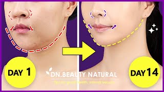 Reduce la papada, la mandíbula hermosa, los labios sonrientes, la nariz delgada en 2 semanas