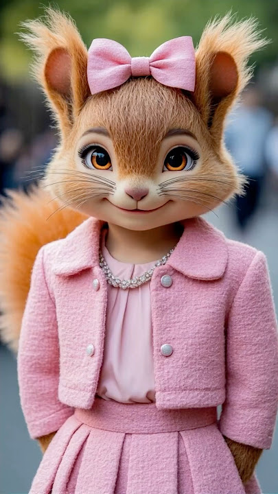 Bring the chipettes to life #fusion #aigenerated #cute #alvin #girl #chipmunk #wow #viralvideo