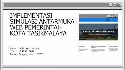 Project UTS Pemrograman Internet