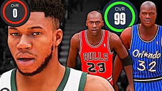 I put Giannis in the 90's, but he's a Zero Overall