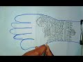 Beautiful pencil shading mehndi designs  risha mehandi designer 101  risha mehandi 2024