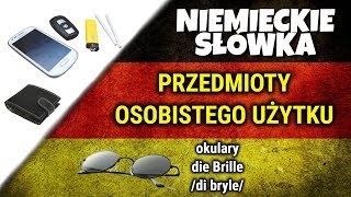 Przedmioty osobistego użytku po niemiecku