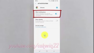 How to set show app notifications content On lock screen on Samsung Galaxy S8 or S8+