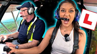 1st Official Flying Lesson | I nearly threw up!