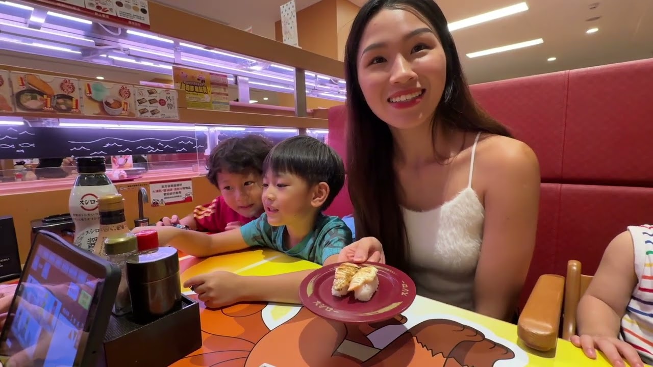 跟雙Q一起來吃壽司郎，為了寶可夢集點賽狂吃4600