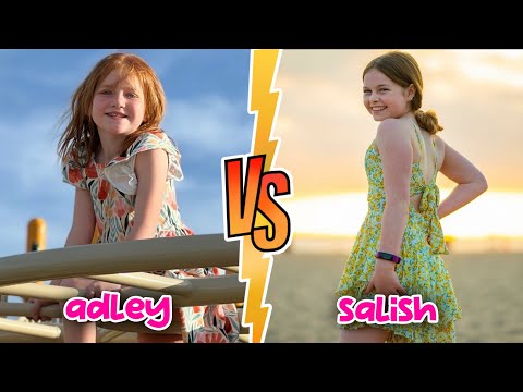 Adley (A for ADLEY) vs SALISH MATTER From 0 to 14 Years Old