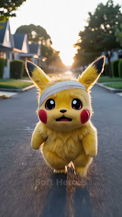 Pikachu Was Hurt, But the Dog Came Back for Him! #shorts #animation