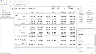 New in Stata 16: Random-effects regression with endogenous sample selection