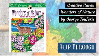 Creative Haven Wonders of Nature Color by Number [Book]