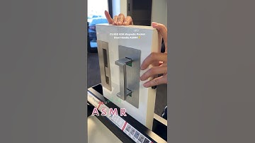 🔊ASMR! Hear the satisfying click of the CL400 ADA Magnetic Pocket Door Handle👂 #doorhardware