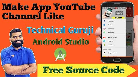 How to Create Android App like Technical Guruji In Hindi/With Free Source Code
