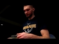 【NBA17-18 MINvsIND②】ドマンタス・サボニスがサインする様子/ Domantas Sabonis Autograph