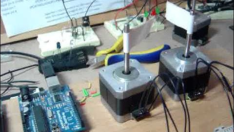 Stepper with acceleration, ARDUINO