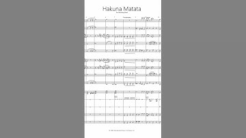 Thumbnail of Hakuna Matata for Marching Band