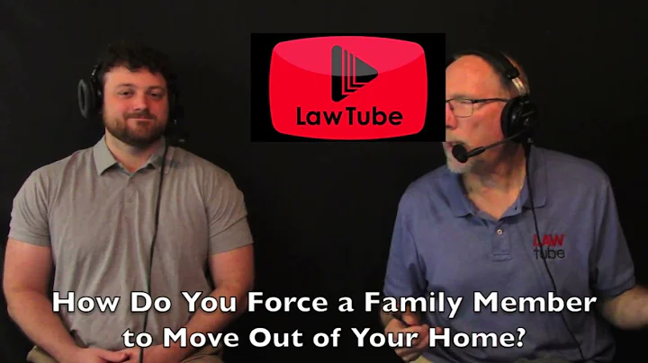 How do you make a family member move out of your house using an unlawful detainer action in Florida?