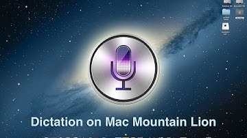 How to use dictation in Mountain Lion
