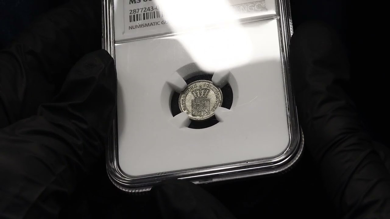 German States Bavaria 1 Kreuzer 1861 NGC MS66 | Katz Auction