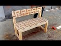 Amazing Woodworking Projects For Your Home // Build A Outdoor Bench Unique And Easy To Make