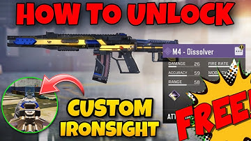 *NEW* How to Unlock FREE M4 - Dissolver in COD Mobile | How to Get FREE M4 - Dissolver in CODM