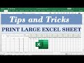 how to print a large excel spreadsheet on one page