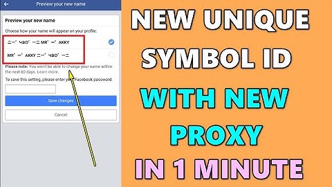 How To Make Unique Symbol Account Without Update Name With New Proxy | New Unique Symbol