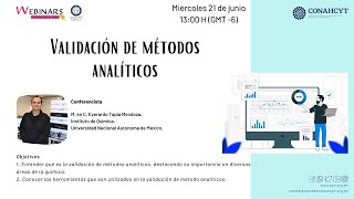 Webinar.  Validación de métodos analíticos