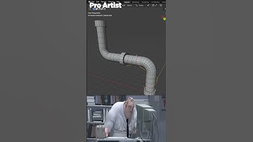 Noob vs Pro creating cable in blender