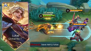THIS IS WHY LUKAS IS THE STRONGEST EXP LANE RIGHT NOW!! (can instantly burst!)
