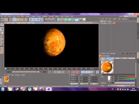 Cinema 4D Tutorial - How to make planets