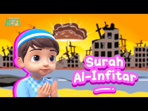 Murotal Anak Versi Cowok | Surah Al - Infitar | Kartun Anak-Anak Islami | Hafiz & Hafizah
