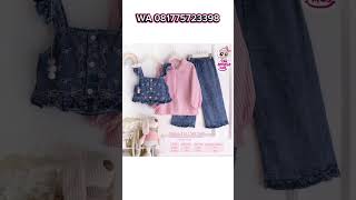 Baju Setelan Anak-anak Model Kekinian &amp; Terbaru / Part 5 #fashionanak #bajuanak #onesetanak #shorts