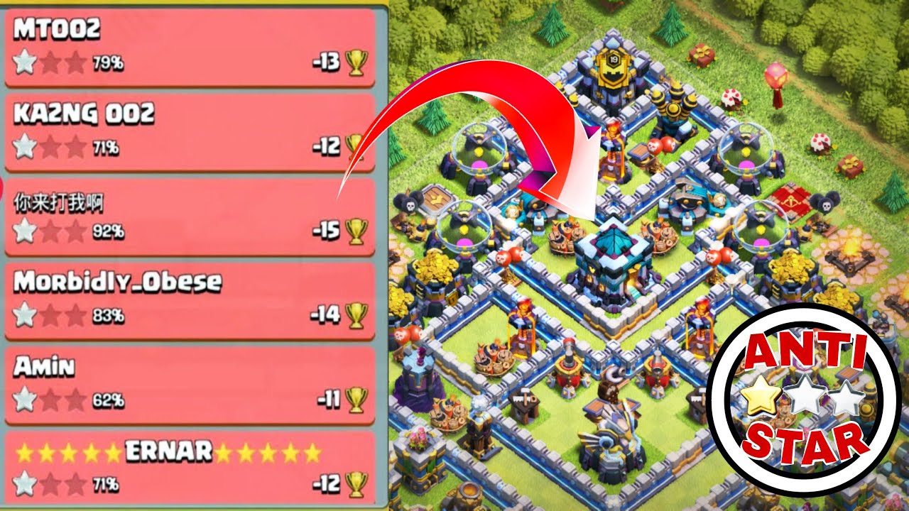 TH13 BEST TROPHY BASE FOR LEGEND LEAGUE W PROOF TH13 LEGEND TROPHY BASE WITH Clash With Kvn 