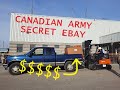 I SPENT $850 ON SURPLUS FROM THE CANADIAN ARMY