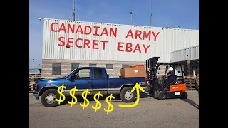 I SPENT $850 ON SURPLUS FROM THE CANADIAN ARMY