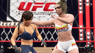 Ronda Rousey vs Miesha Tate; UFC - WWE 2K22 Gameplay #gaming #wwe2k22