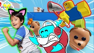 RYAN ESCAPES ALL PETS IN ROBLOX! Let's Play Roblox Pet Escape 2 with Big Gil screenshot 1