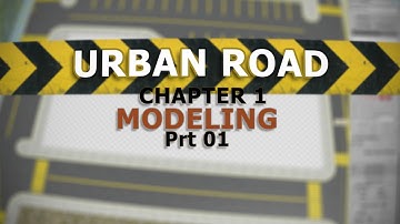 3ds max How to model street/road for animation and achviz -1/3