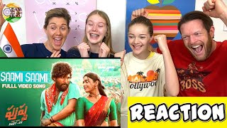 PUSHPA SAAMI SAAMI VIDEO SONG REACTION | Allu Arjun, Rashmika | #BigAReact