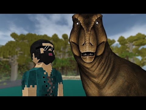 Sobrevivi en la Era Jurasica llena de Dinosaurios en SurvivalCraft 2 