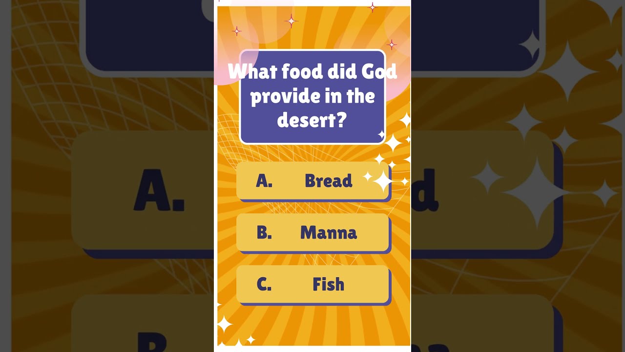 Part 1: Bible Quiz Challenge in 60 Seconds! ⏱️ Can You Get All 6 Right?