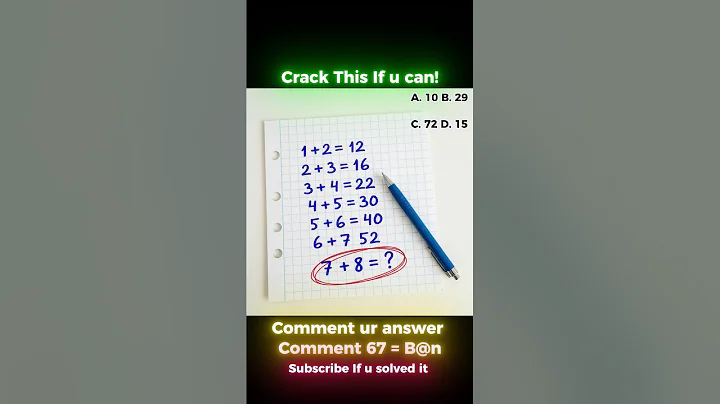 Only for Genius Minds | 7+8 ? | Solve the Operator Puzzle if You Can! 🤯🧠