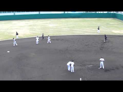 平成24年2月5日春季キャンプ　野手のみの投内連携　（安芸）