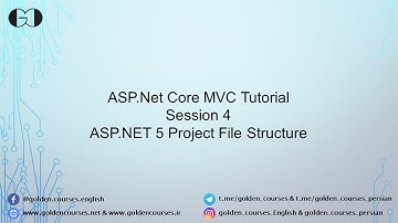 آموزش جامع ASP.NET Core MVC – جلسه چهارم– ساختار فایل پروژه