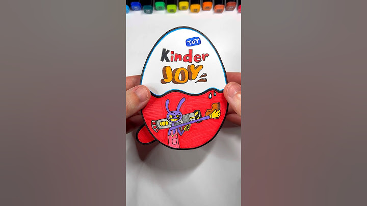 DIY Jax The Amazing Digital Circus 2 Kinder Joy | Paper Craft Ideas #shorts #papercraft