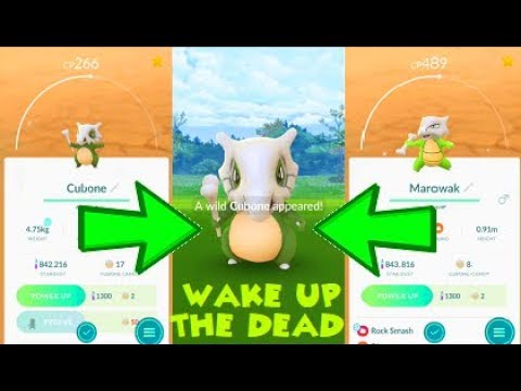 Cubone Evolution Chart Pokemon Go