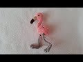 Amigurumi flamingo / Baby flamingo tutorial