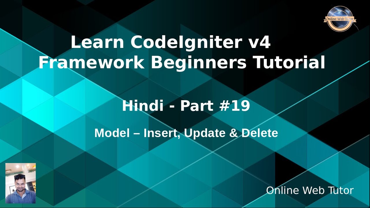 Learn CodeIgniter 4 Tutorials in Hindi - #19 - CodeIgniter 4 Model ...